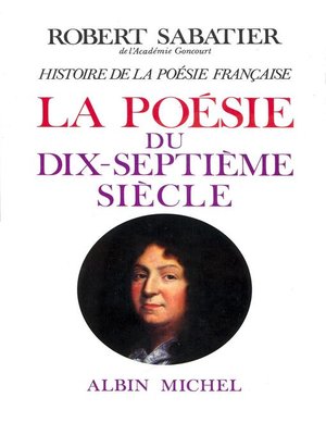 cover image of Histoire de la poésie française--tome 4